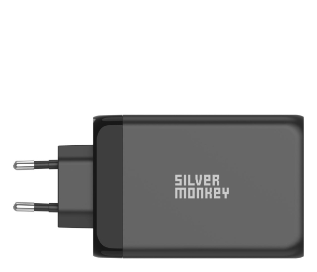 SILVER MONKEY Ładowarka do smartfonów Silver Monkey GaN 140W USB-C PD 3.1 + USB 3.0 QC B - 1224521 - zdjęcie 3